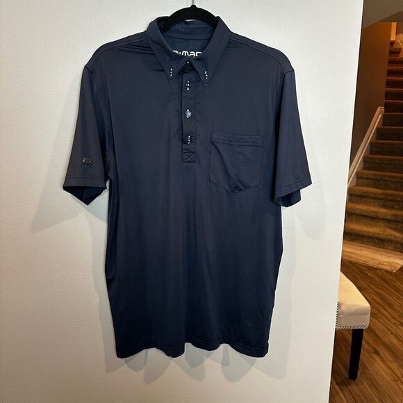 G Mac by Kartel Navy Collared Shirt Medium - Picture 1 of 5